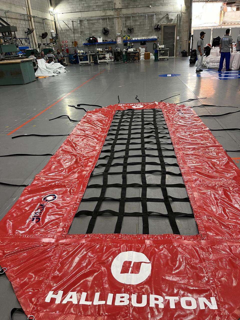 Lona de proteção Halliburton