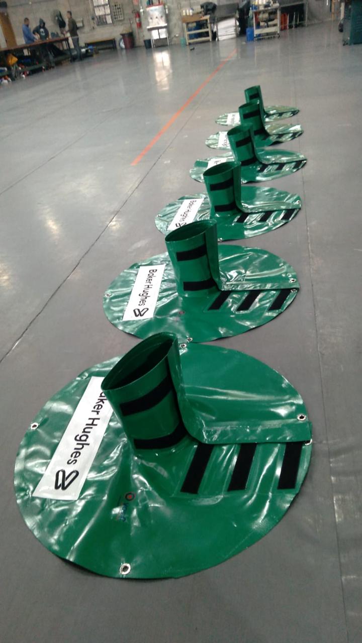 Cobertura industrial Vowf de grande porte